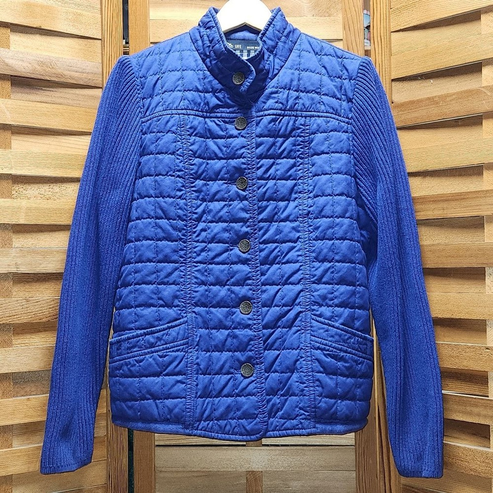 Blue Willi's Dark Blue Button-up Jacket Women's S… - image 2