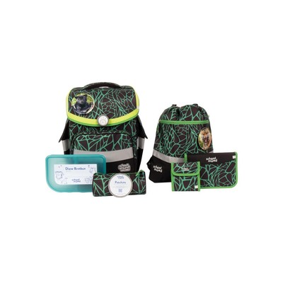 School-Mood Schulranzenset Timeless Air+ Linus Panther 7-teilig Grundschule