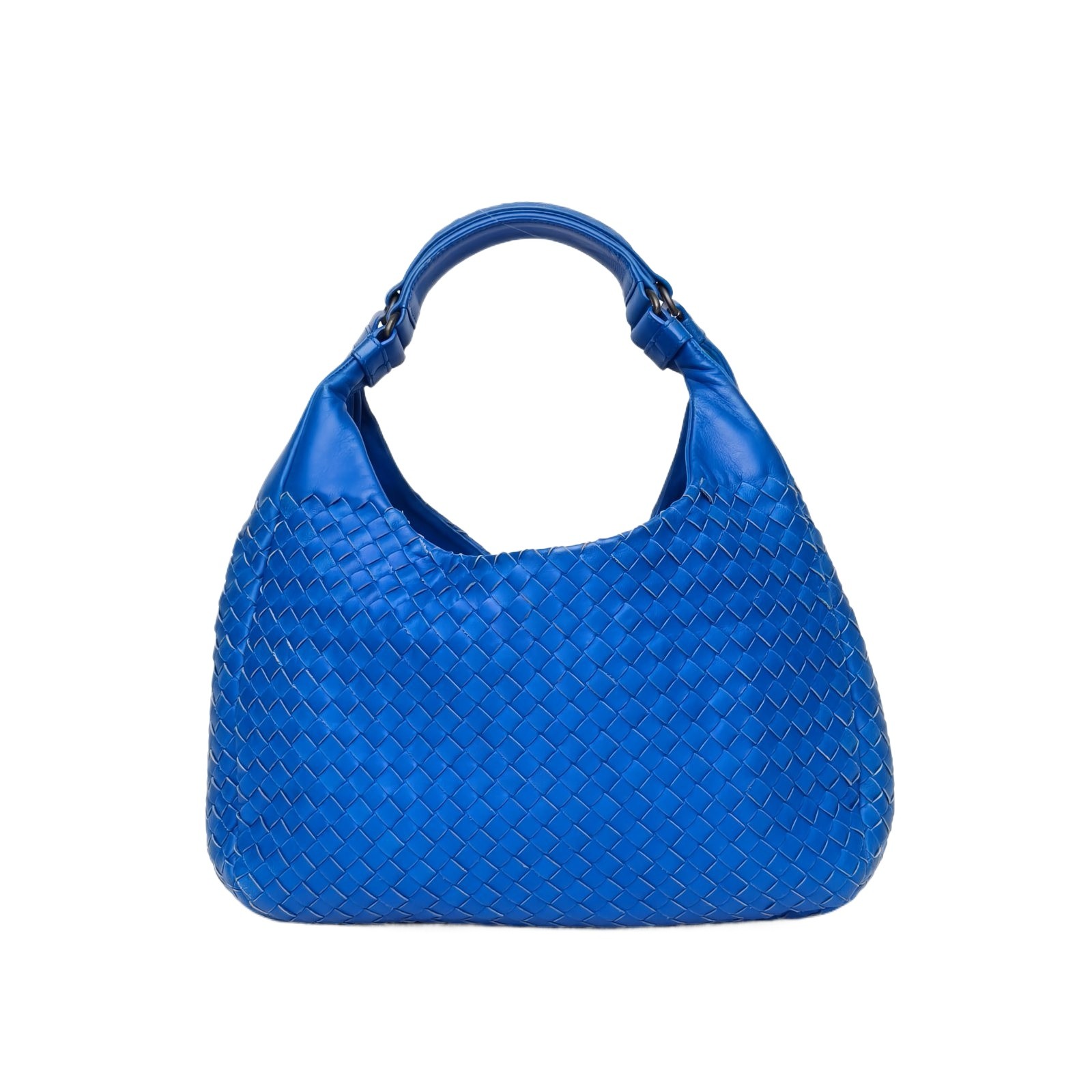 BOTTEGA VENETA Blue Classic Woven Shoulder Bag hobo P245621456