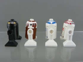 Lego Star Wars R2-D2 R7-D4 Droid R4-D5 Y- wing R2-Q5 Astromech Minifigure Lot