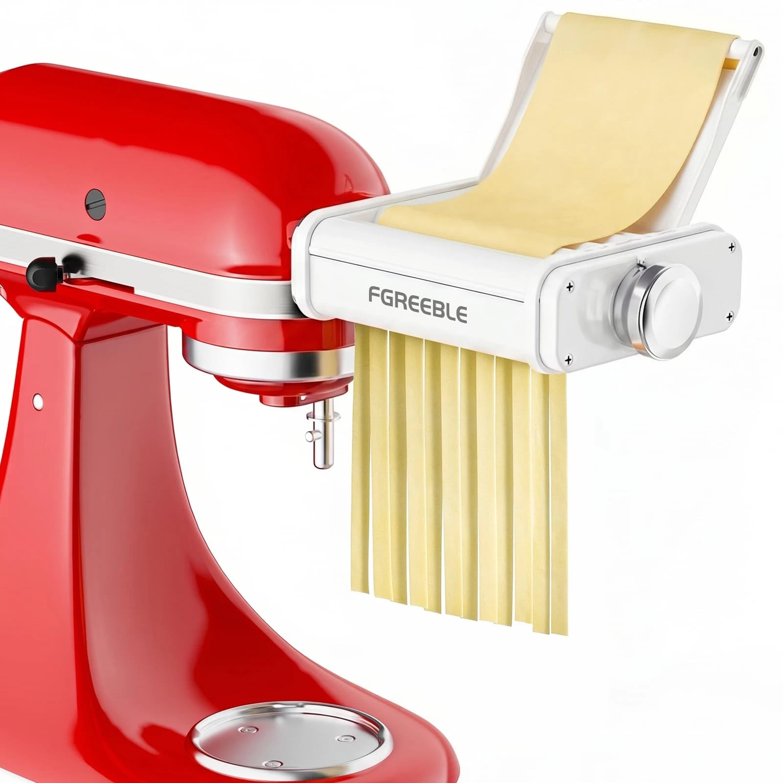 Pasta Attachment for KitchenAid Stand Mixer, 3 in 1 Pasta Maker with Detachab...