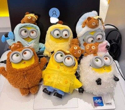 52TOYS MINIONS BOB+TIM BETTER TOGETHER SERIES VINYL PLUSH PENDANT