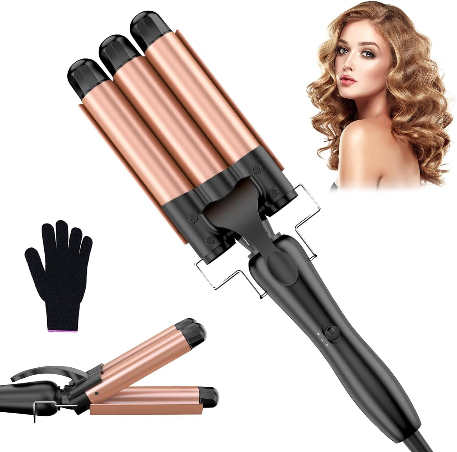 Ferro Onde Capelli 25mm Beach Waves - Facile, Veloce e Anti-Crespo