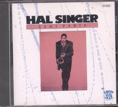 Hal Singer Rent Party CD Japan Savoy Jazz 1994 SV0258