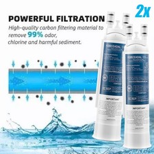 2 pack for Frigidaire FPPWFU01 PWF-1 Refrige PurePour Water Refrigerater Filter