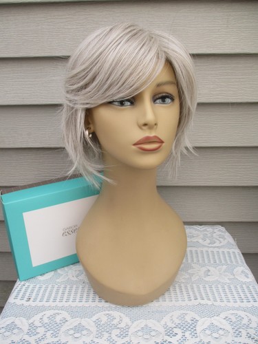 Gabor Wig KINETIC BEAUTY Heat Friendly LIGHT GREY Silver to Lt Gray EDGY BOB
