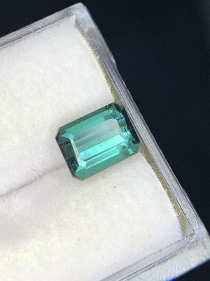 Astonishing 1 carats Blueish green Tourmaline from Afghanistan | 6.1x4.6x3.7mm