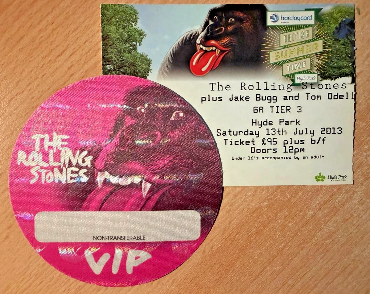 Original Concert Memorabilia Rolling Stones Memorabilia for sale