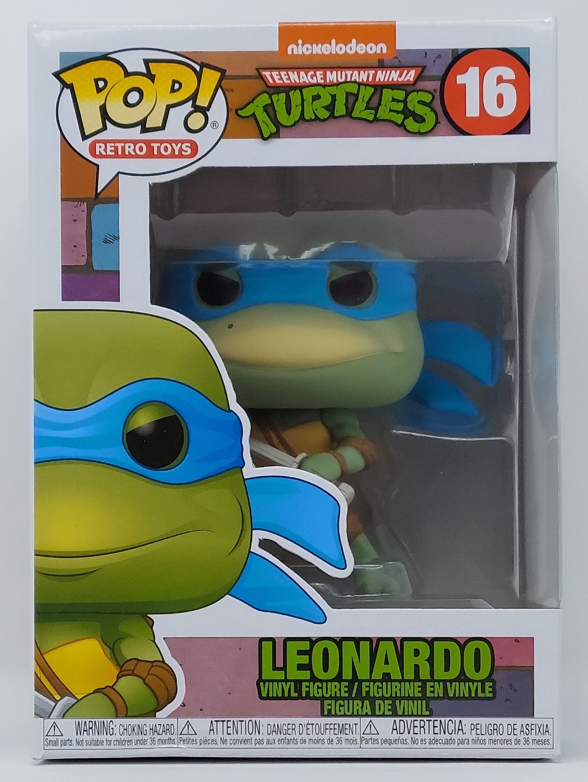 En Oferta Funko Pop! Retro Toys Leonardo #16 Teenage Mutant Ninja Turtles Tmnt Damaged Box