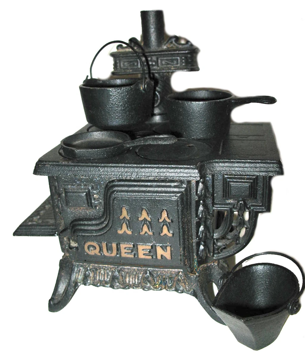 Cast Iron Stove In Vintage & Antique Cast Iron Toys for sale | eBay