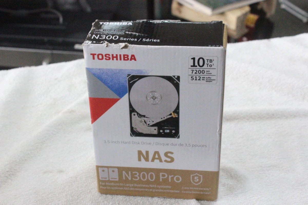 Toshiba Internal Hard Disk Drives 10 TB Storage Capacity for sale