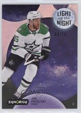 2022 Upper Deck Synergy Light Up The Night Pink 66/75 Joe Pavelski #LN-JP 10x3