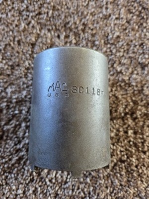 Mac Tools SC118 Axle Nut Specialty Socket 4WD HD Hub 1/2'' Drive