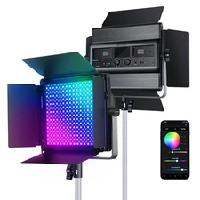 NEEWER RGB1200 60W RGB LED Video Light APP Control Studio Photography Lighting