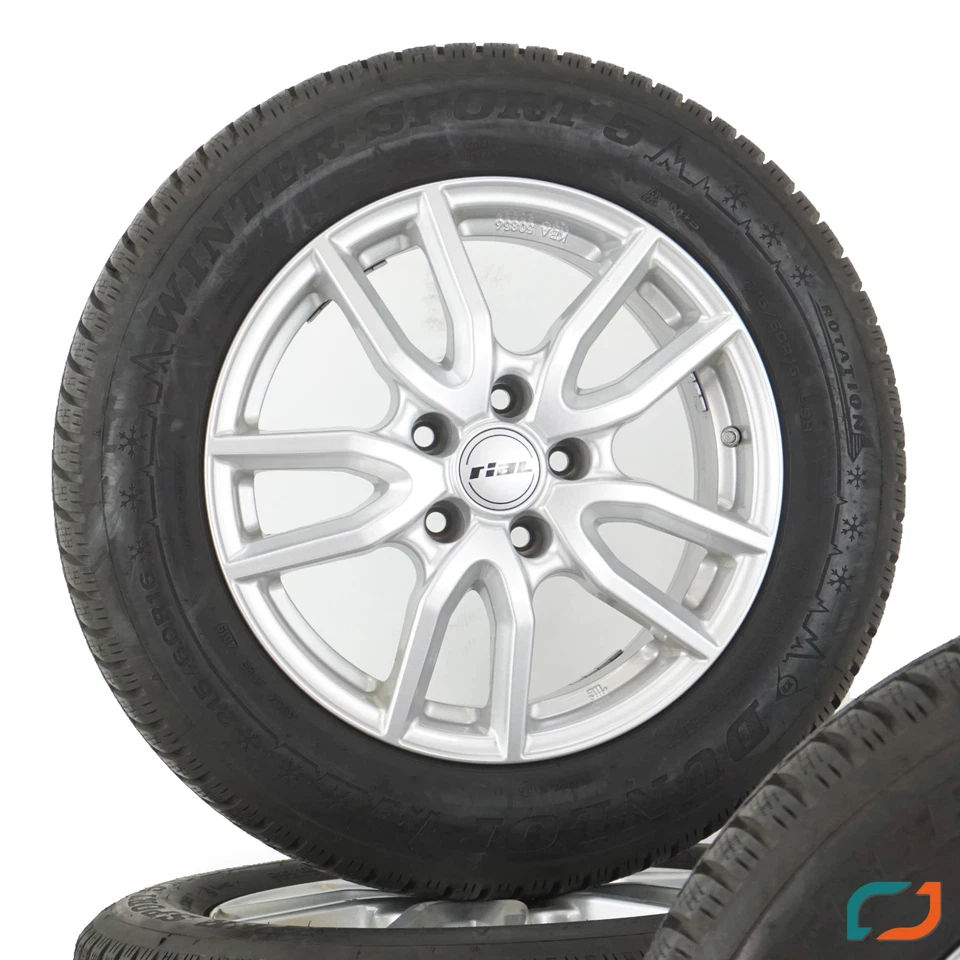 Winterräder Audi Q2 Skoda Karoq VW T-Roc Winterreifen Rial Alufelgen 16 Zoll - Bild 2 von 4