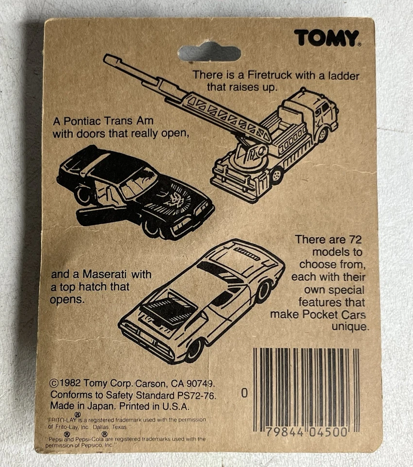 Tomy Japan Die-cast Model Pocket Cars 1982 Porsche 930 Turbo Diecast - Image 4 of 4