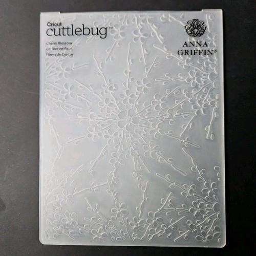 CHERRY BLOSSOM Anna Griffin Embossing Folder Cuttlebug 4½"×5¾" Flower Asia um422