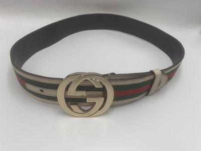 GUCCI Gürtel Sherry Line Interlocking G Accessoire Made in Italy Authentic
