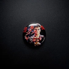Bloodsport Movie Poster 1in Pin | Jean-Claude Van Damme 80s Action