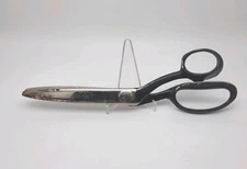 11" Wiss Dressmakers Pinking Shears Scissors Industrial Sewing Vintage USA READ