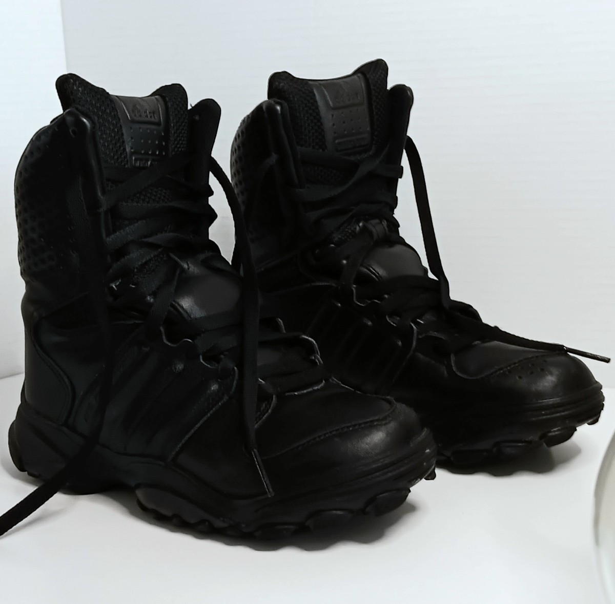 Adidas GSG-9.2 Tactical Boots Black Leather Traxion SWAT/Police