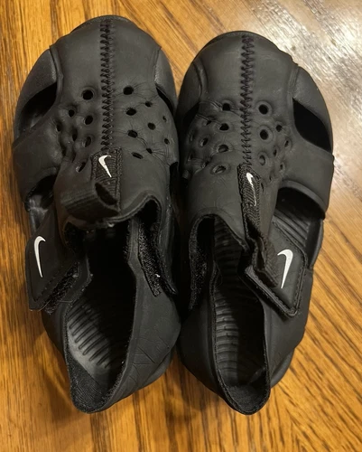 Sandalo Nike Sunray Protect 2 bambino taglia 5C nero unisex punta chiusa acqua spiaggia