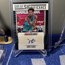 2023-24 Panini NBA HOOPS Great Significance Leaky Black #GS-LEA (AU, RC)