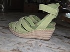 Franco Sarto Carmina Green Suede Espadrille Wedge Sandals 8.5M — photo 7