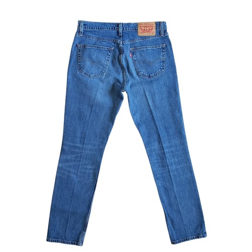 Levis Jeans Mens 34 Slim 511 Straight Mid Rise Rodeo Cowboy Workwear Denim 34x32 - Picture 1 of 13