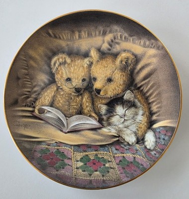 Franklin Mint Sammelteller Bedtime Story by Sue Willis, ca. 20,5 cm Durchmesser