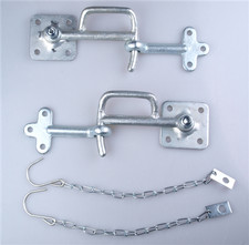 Bügelverschluss Bordwandverschluss Set Größe 0, mit Ösen links/rechts 6-teilig