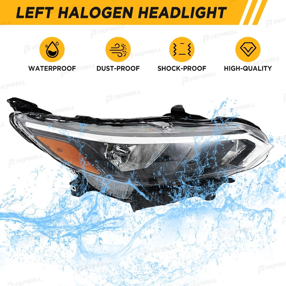 For Nissan Sentra S/SV 2024-2025 Models Right Passenger Side Halogen Headlight - Image 4 of 4