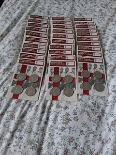 30 Packs England Football Coins Sainsburys Euro Championship 2004 sealed new