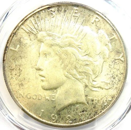 1927-S Peace Silver Dollar $1 - PCGS MS64+ CAC and Plus Grade - Rare this Nice!