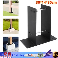 Fence Post Base Post Support Anchor Base Post  Anchor Bracket Fencing Bracket