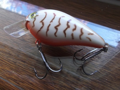 Custom Painted Strike King KVD HC 2.5.Square Bill,Soft Shell Craw,Silent - Picture 4 of 10