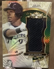 2013 Topps Triple Threads JEAN SEGURA Jersey Card /18 Brewers TTUJR-JS3