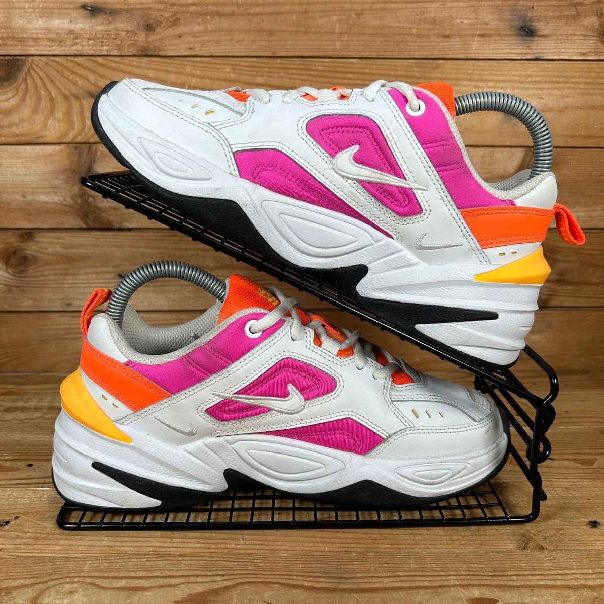 Nike pink sales chunky trainers