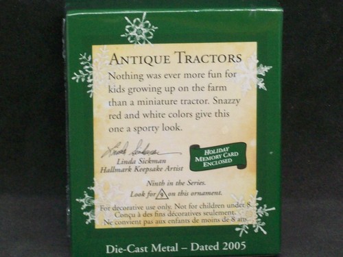 Hallmark 2005 Antique Tractors 9th - Event Colorway - Miniatur - Neu in OVP - Bild 5 von 9