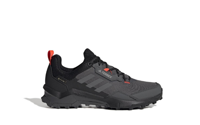 ADIDAS Hombres Negro y Gris Terrex AX4 Gore-Tex Zapatos de Senderismo Reino Unido 9 NUEVO Ref 1527