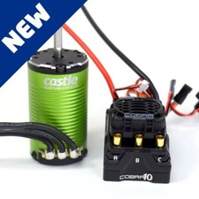 Castle Creations Cobra 10 6S Max 25.2V ESC w/1412-3200Kv Brushless Motor Combo