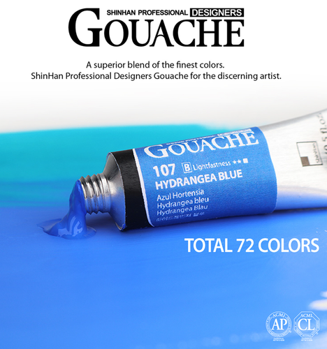 Shinhan Art Premium Gouache Color Primario Pintura Set 15ml 24 Colores Set A Corea - Imagen 7 de 7
