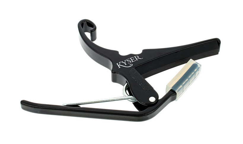 Capodastre Kyser KGEB guitare électrique accessoires instruments à cordes noirs