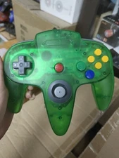 Classic N64 Controller Joystick for N64 Video Game Gamepad-Jungle Green Plug