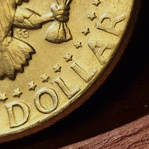 1971 D Kennedy Half Dollar Double Die Reverse / Obverse Mint Error Off Center - Picture 3 of 9