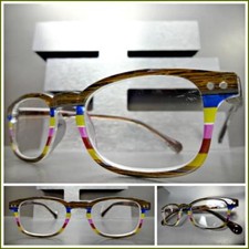 Classic Vintage Retro Style READING EYE GLASSES Classy Elegant Colorful Readers
