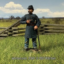 W.Britain 31369 Federal Company Officer With Pipe, No.2  Britains 