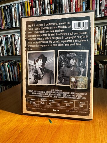 Cronaca Di Un Assassinio (1961) DVD NUOVO E SIGILLATO NOIR GOLEM di Allen Baron - Foto 2 di 2