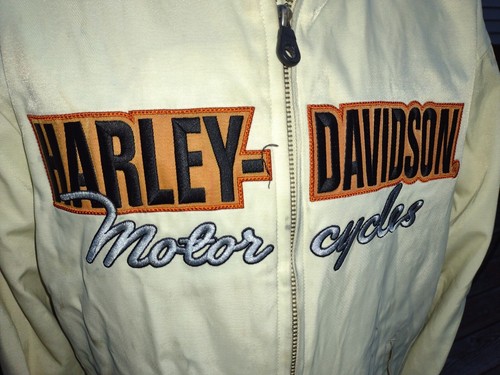 HARLEY DAVIDSON Ladies Motorcycle Riding Jacket RN 103819 Sz. 1W XXL Cream Color - Picture 2 of 7