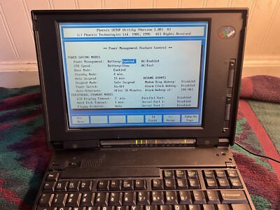IBM ThinkPad 365ED Type 2625 Laptop Windows 98 AS IS | eBay